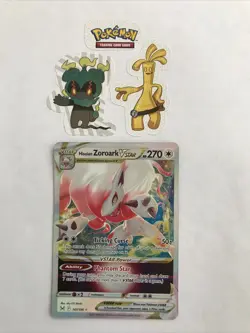 Pokemon Hisuian Zoroark VSTAR 147/196 Lost Origin Ultra Rare Holo NM English - Image 1