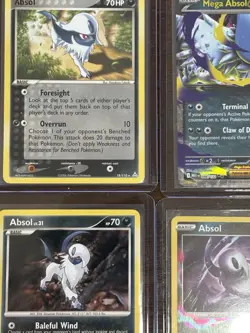 Pokemon TCG Absol Lot of 4 Near Mint 076/159 21/132 18/110 & Mega EX English - Image 5