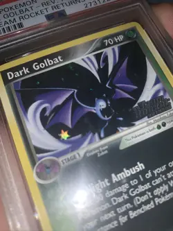 2004 Pokemon Ex Team Rocket Returns Dark Golbat Stamped Holo Psa 10 Gem Mint - Image 3