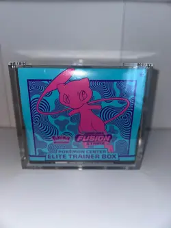 Pokemon Centre Fusion Strike Elite Trainer Box ETB small tear comes with acrylic - Image 1