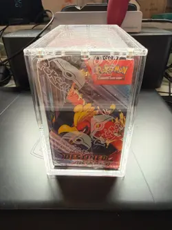 Destined Rivals Display / Pokemon / ENGLISCH / Mit Acryl Case / Neu / Sealed - Image 2