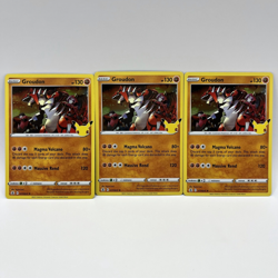 (3) Groudon 017/025 Holo Rare - 25th Anniversary Celebrations Pokemon TCG - M/NM - Image 1