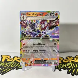Ceruledge EX 036/191 - Double Rare Pokemon TCG Card Surging Sparks - NM - Image 1