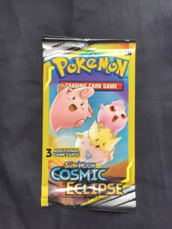 Pokemon Cards: Sealed Cosmic Eclipse 3 Card Booster Pack - Image 3