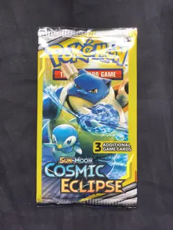 Pokemon Cards: Sealed Cosmic Eclipse 3 Card Booster Pack - Image 4
