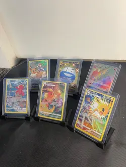 Lot of 6 Pokemon TCG Cards Basic Stage 1 Holo GX 2021 Rare Near Mint Condition - Image 2