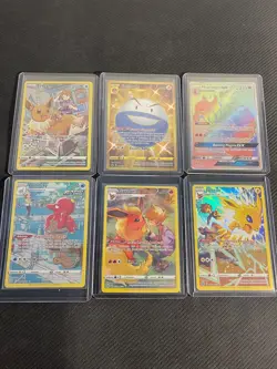 Lot of 6 Pokemon TCG Cards Basic Stage 1 Holo GX 2021 Rare Near Mint Condition - Image 5
