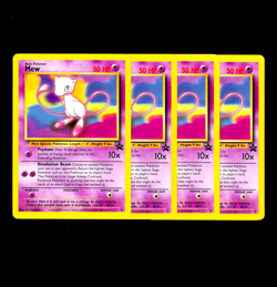 2000 Pokemon MEW #8 Non Holo BLACK STAR PROMO League Set Cards Lot Rare WotC NM+ - Image 1