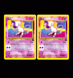 2000 Pokemon MEW #8 Non Holo BLACK STAR PROMO League Set Cards Lot Rare WotC NM+ - Image 3