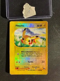 Pikachu 124/165 Expedition Base Set Reverse Holo Pokemon Card 2002 - Image 1