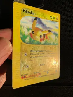 Pikachu 124/165 Expedition Base Set Reverse Holo Pokemon Card 2002 - Image 2