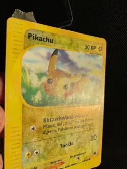 Pikachu 124/165 Expedition Base Set Reverse Holo Pokemon Card 2002 - Image 3