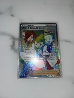 Chili & Cilan & Cress 273/264 Secret Rare Holo Card(Pokemon TCG Fusion Strike) - Image 4