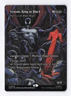 Venom, King in Black - Skithiryx, the Blight Dragon (Borderless) MTG Spider-Man - Image 1
