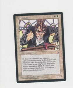 Preacher *The Dark* Italian MTG Magic the Gathering - Image 1
