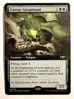 Canopy Gargantuan (Extended Art) Normal R Commander: Tarkir: Dragonstorm 85 NM - Image 1