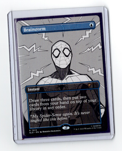 MTG Secret Lair Spider-Man Brainstorm Sketch #7013 NBP - Image 1