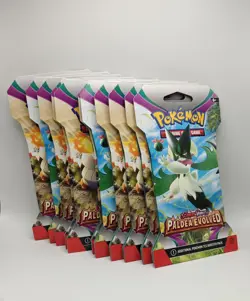11x Pokemon SCARLET & VIOLET PALDEA EVOLVED SLEEVED BOOSTER PACK LOT OF 11 - Image 1