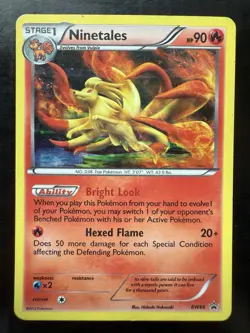 Pokemon 2012 Ninetales BW66 Black & White Holo (MP) - Image 1