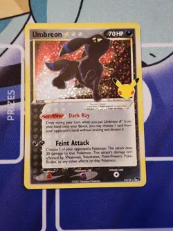 Pokemon TCG Umbreon Gold Star 17/17 Celebrations Classic Collection NM CLEAN - Image 1