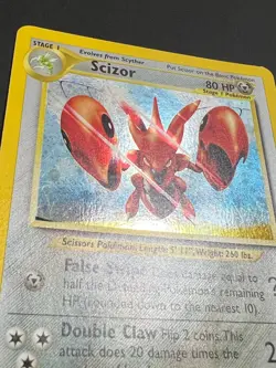 Pokemon TCG. ENG Scizor 10/75 Neo Discovery Holo. Unlimited. LP + Read desc. - Image 2