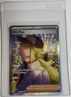 Pokemon TCG N's Plan 170/086 Sir Black Bolt Special Illustration Rare Pack Fresh - Image 1