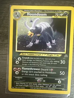 Houndoom Holo 4/75 Pokemon Neo Discovery - Image 1
