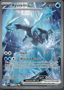 Pokemon TCG Kyurem EX Sir 165/086 SV11B English Black Bolt NM Condition - Image 1