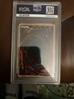 Yugioh PSA 9 MINT Gamma the Magnet Warrior DOR-003 Secret Rare 2003 S#4118 - Image 4