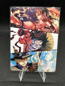 Luffy Ace Sabo Shonen Jump Special Pack Promo ONE PIECE Card Japanese Exclusive - Image 1