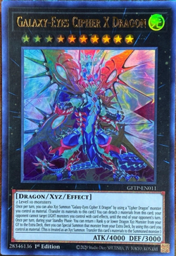Galaxy-Eyes Cipher X Dragon - GFTP-EN011 Ultra Rare 1st Edition YuGiOh TCG Card - Image 1