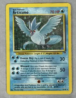 Pokemon Card - Articuno Legendary Collection 2/110 Holo Rare - Image 1