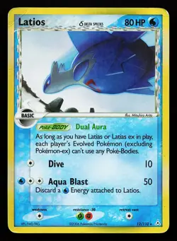 Latios 12/110 Holo Rare EX Holon Phantoms Pokemon Card - Image 1