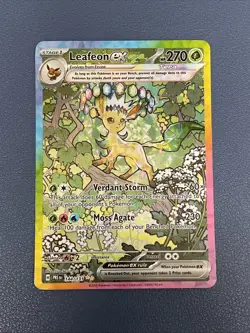 Pokemon Leafeon EX SIR Prismatic Evolutions English Card 144/131 Near Mint - Image 1