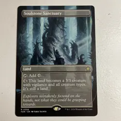 Soulstone Sanctuary (#356) - Extended Art FDN NM MTG - Image 1
