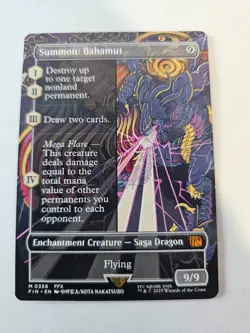 MTG - Summon: Bahamut Borderless - Final Fantasy - Image 1
