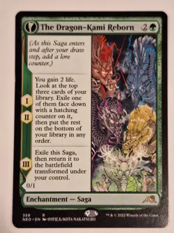 The Dragon-Kami Reborn - Kamigawa: Neon Dynasty - Magic the Gathering MTG Nice! - Image 1