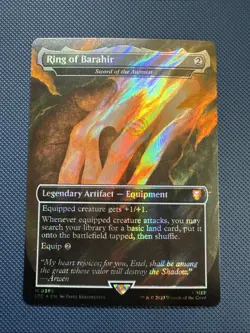 MTG Ring of Barahir - Sword of the Animist (Surge Foil) - (LTC) NM Foil - Image 1