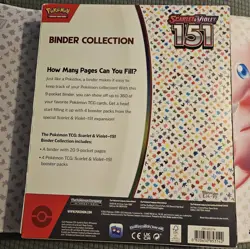 Pokemon TCG Scarlet & Violet 151 Binder Collection Sealed Brand New - Image 2