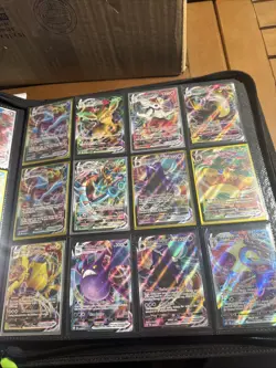 Pokemon VMAX Card Lot ! NM/M Never Played! 38 Cards Leafeon 008/203 Crobat Sand - Image 1