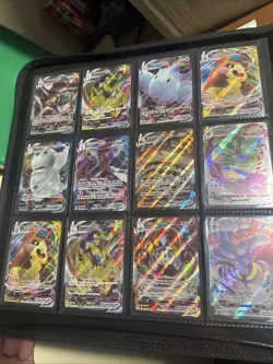 Pokemon VMAX Card Lot ! NM/M Never Played! 38 Cards Leafeon 008/203 Crobat Sand - Image 3