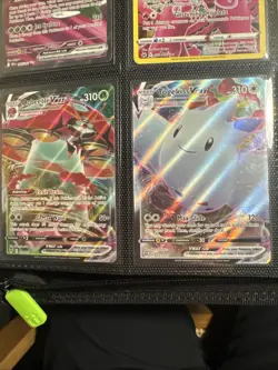 Pokemon VMAX Card Lot ! NM/M Never Played! 38 Cards Leafeon 008/203 Crobat Sand - Image 4