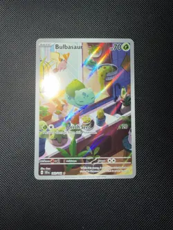 Pokemon TCG Bulbasaur IR Stellar Crown 143/142 - Image 1