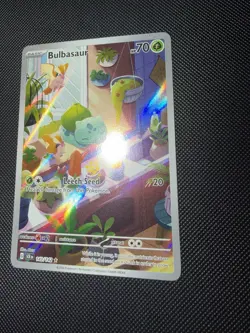 Pokemon TCG Bulbasaur IR Stellar Crown 143/142 - Image 2