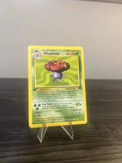 Vileplume 31/64 Jungle Unlimited Non-Holo Rare 1st edition, LP Vintage Pokemon - Image 1