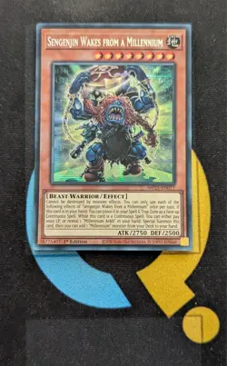 MP25-EN077 Sengenjin Wakes from a Millennium Prismatic Secret Rare 1st Ed YuGiOh - Image 1
