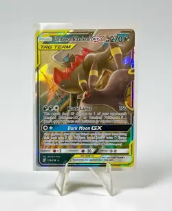 Pokemon Sun & Moon Unified Minds Umbreon Darkrai GX #125 UR Holo Tag Team Card - Image 1