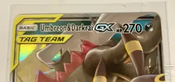 Pokemon Sun & Moon Unified Minds Umbreon Darkrai GX #125 UR Holo Tag Team Card - Image 3