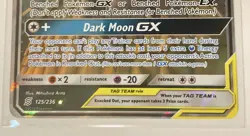 Pokemon Sun & Moon Unified Minds Umbreon Darkrai GX #125 UR Holo Tag Team Card - Image 4