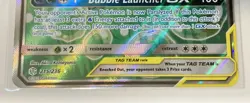 Pokemon Sun & Moon Cosmic Eclipse Blastoise Piplup GX #215 Tag Team Alt Art Card - Image 4